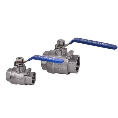 RTS 1.5IN 2IN 3IN ステンレス鋼 201 304 水媒体の重量用ボールバルブ 2PCS