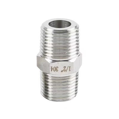 WZ ステンレス 鋼 高圧 ヘックス  Nipple BSP NPT 均質 男性 スレッド パイプ フィッティング
