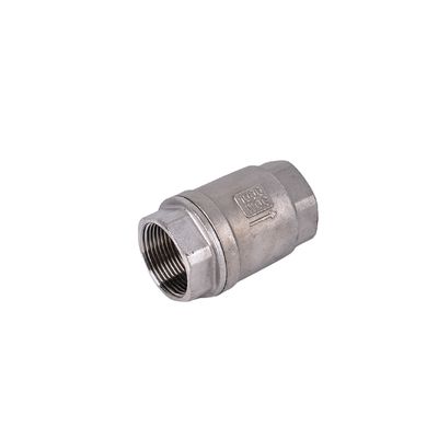 シルバー仕上げ 1/2''-3.0'' ステンレス鋼 NPT BSP 201 304 一方向の返却しないチェックバルブ