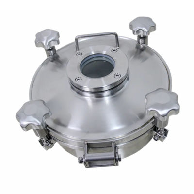 食用品級 SS304/316L 衛生用ステンレス鋼 円形円柱型人道カバー 飲料加工用