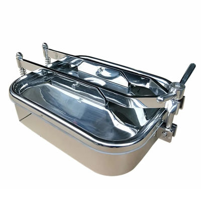 食用品級 SS304/316L 衛生用ステンレス鋼 円形円柱型人道カバー 飲料加工用