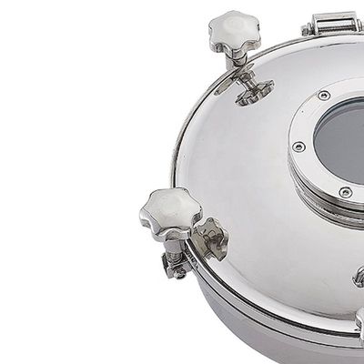 衛生用 SS304 SS316L ステンレス鋼丸型圧力マンスホールカバー