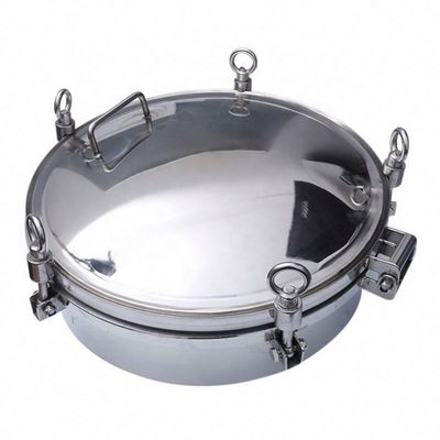 高さ90mm-100mm 広く使用されている衛生用304/316Lステンレス鋼円形マニュホールカバー