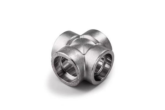 鋳造 304ステンレス鋼 4 方向クロスパイプフィッティングコネクタ WZ 3/8 " BSP 女性糸