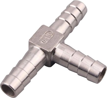 女性 ステンレス スチールホース バーブ 3 Way Tee T 形 バーブ 1/2 インチ ユニオン ホーム ブルー フィッティング