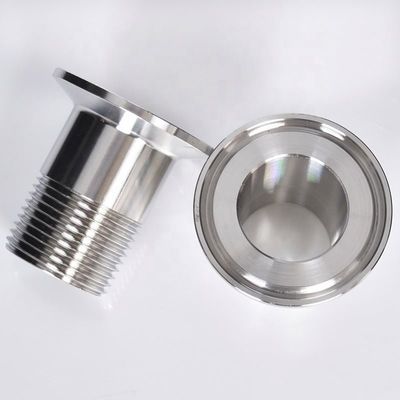 ODMサポート トライクランプ Npt Bspパイプフィッティング SS304 の男性スレッドアダプター/コップリング