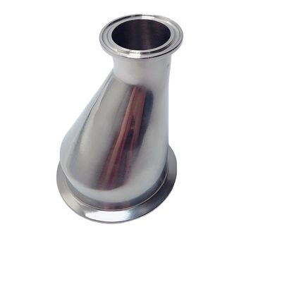 衛生用 304 316L ステンレス鋼 トリクランプ接続 エクセントリック・リデュッサー/乳製品パイプ トランジションパイプフィッティング 1/2''-120