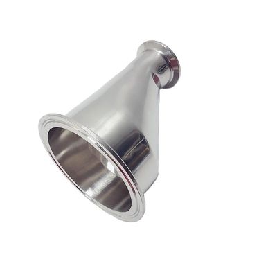 衛生用 304 316L ステンレス鋼 トリクランプ接続 エクセントリック・リデュッサー/乳製品パイプ トランジションパイプフィッティング 1/2''-120