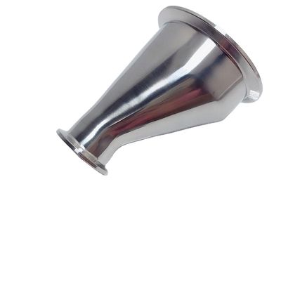 衛生用 304 316L ステンレス鋼 トリクランプ接続 エクセントリック・リデュッサー/乳製品パイプ トランジションパイプフィッティング 1/2''-120