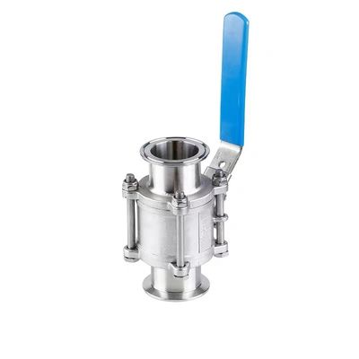 WZ 食品級不鋼 304 316 316L ボールバルブ 衛生用真空 3pc ボールバルブ DIN SMS 3A