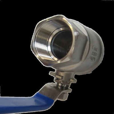 ステンレススチール 304 316 2PC 女性用スレッドボールバルブ DN8-DN100 PN63 DIN3202-M3