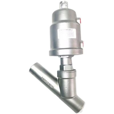 DN15-DN80 ステンレススチール304 パネウマティック蒸気スレッド Y型アングルシートバルブ 消毒薬局