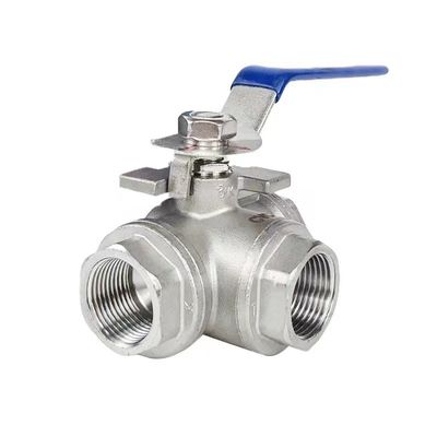 円筒型ヘッドコード WZ SS201 304 316 3 方向バルブ 螺紋末 NPT BSP BSPT シルバー