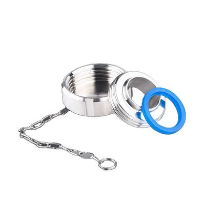 ステンレス鋼 304 316 SMS ユニオン ブラインドセット ウェールド 男性 ウェールド ラインヤー スロットナッツとガスケット