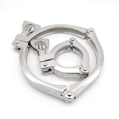 パーソナライズド サポート 3 パーツ クランプ フェルール ステンレス スチール 304 316 316L DIN SMS 3A
