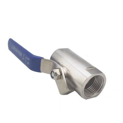 高温ステンレス鋼 201 NPT BSP 内螺栓用のスレッド式ワイドボールバルブ