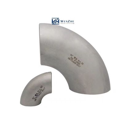 ステンレススチール304 316 316L 90度Butt溶接肘接続 1"-4"DN25-DN100