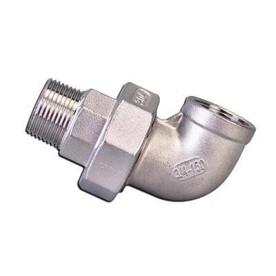 ステンレス鋼 シルバー BSP NPT G BSPT 女性 男性 糸 鋳造 組合 肘 フィッティング