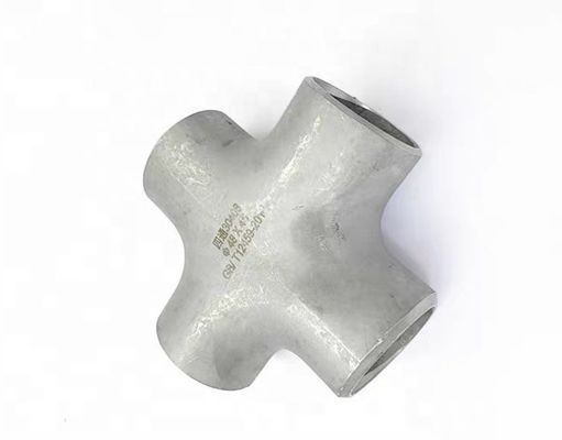 ステンレス鋼 SCH40S バット・ウェールドパイプ 配列 4 方向クロスコネクタ 1"-4" DN25-DN100