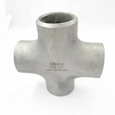 ステンレス鋼 SCH40S バット・ウェールドパイプ 配列 4 方向クロスコネクタ 1"-4" DN25-DN100
