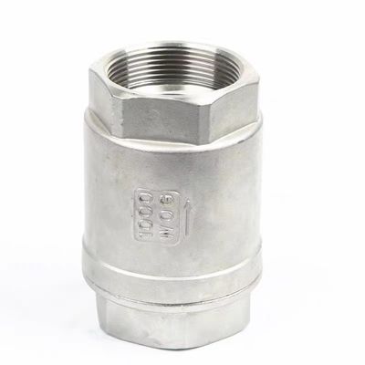 1/4''-4.0' 女性用スレッド垂直チェックバルブ H12 ステンレス鋼 201 材料