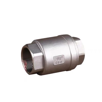 1/4''-4.0' 女性用スレッド垂直チェックバルブ H12 ステンレス鋼 201 材料