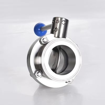 衛生用 SS304/316L 電動型バタフライ・ワッフル
