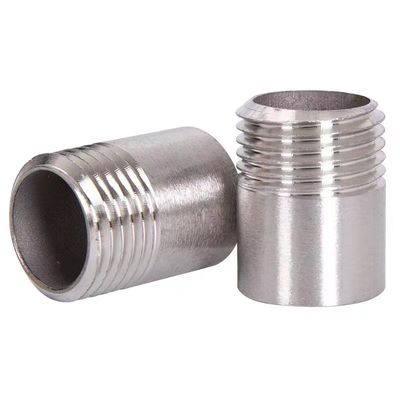 ステンレス鋼 NPT DIN BSP 男 ロープ ナイプス 1/8 "-4" 平等パイプ フィッティング