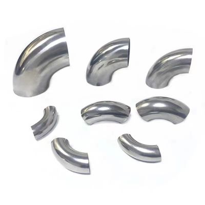 衛生用ステンレス鋼304 316 90度溶接した肘管合体 ANSI規格