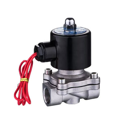 DC12V AC220V ステンレス・スチール 水ガスソレノイド・バルブ 2方向 普通閉式ミニバルブ