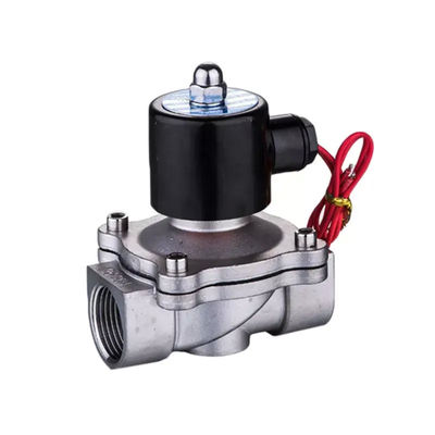DC12V AC220V ステンレス・スチール 水ガスソレノイド・バルブ 2方向 普通閉式ミニバルブ