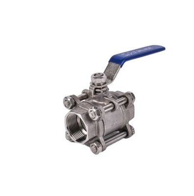 Cowin Brewing 1''-8'' 3PC ボールバルブ ステンレス鋼 304 NPT 油ガス水用スレッド
