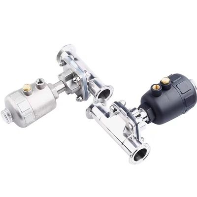 WZ 食品グレードアセプティック 肺動動タンク 底 2'' 衛生用 3 クランプ 弁 1/8'-4