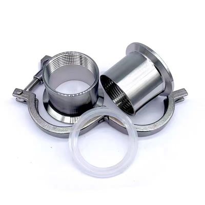 円筒型ヘッドコード WZ SS 304 316 トライクランプ クイックコネクト 衛生管のクランプセット