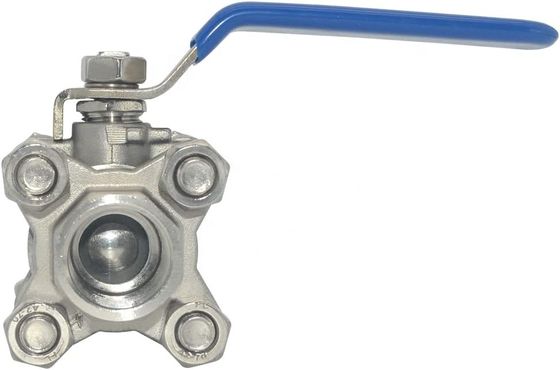 女性糸 1/2" フルポートボールバルブ 3ピースステンレス鋼 316 NPT WOG1000 標準