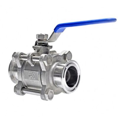 ISO9001 認定 衛生用不?? 鋼 304/316L トライ クランプ ボール バルブ 水用
