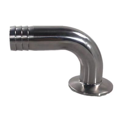 衛生用 SS304 316 316L トライクランプ 90DEG ホース バーブ トライクローバー 互換性 ホース カップリング 適合性 食品グレード アダプター