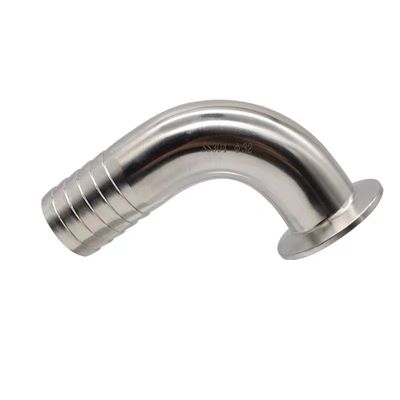 衛生用 SS304 316 316L トライクランプ 90DEG ホース バーブ トライクローバー 互換性 ホース カップリング 適合性 食品グレード アダプター