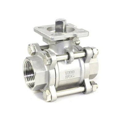 鋳造 3PCS ステンレス 1000Wog ボールバルブ 石油化学工業用
