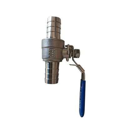 シルバーWZ 1/2"ステンレススチール304 2PC スレッド付きSSスレッド付きホースボールバルブ