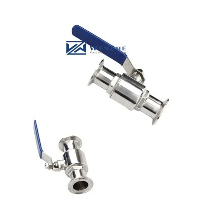 OEMサポート SS304 1/4''-4.0'' 自家製 トライクランプボールバルブ ステンレス鋼衛生バルブ