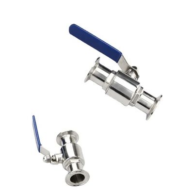 OEMサポート SS304 1/4''-4.0'' 自家製 トライクランプボールバルブ ステンレス鋼衛生バルブ