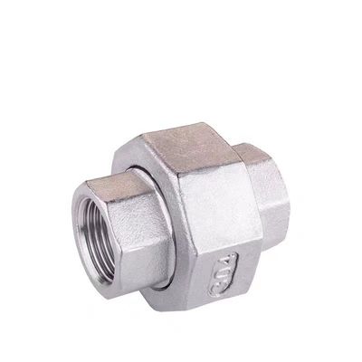 女性の接続 ステンレススチール 304 鋳造パイプフィッティング ユニオン 3/4 "NPT x 3/4"NPTアダプター