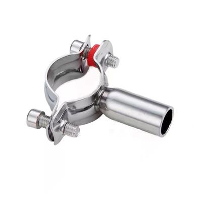 WZ 衛生用 SS 304 316 シングルピン クランプ トリ クランプ フィッティング パイプ ハンガー パイプホルダー 1/8"--4