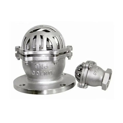 シルバーステンレススチール 304 316 フランジフットバルブ