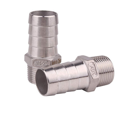 ステンレス鋼 1 "ホースバーブ×3/4" NPT 男性用家庭用醸造パイプ