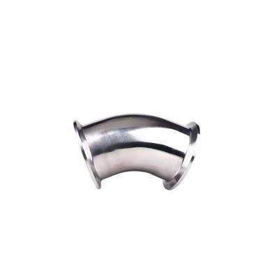 衛生用 90 度 45 度 2" トライ クランプ 肘 鋳造 SS304 316L 食品 グレード TC クランプ