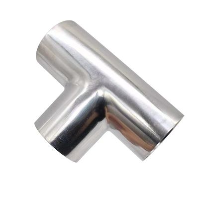 SS304 CF8 ステンレス鋼 溶接 ポリシング 衛生用パイプ 3 Way Tees ISO DIN