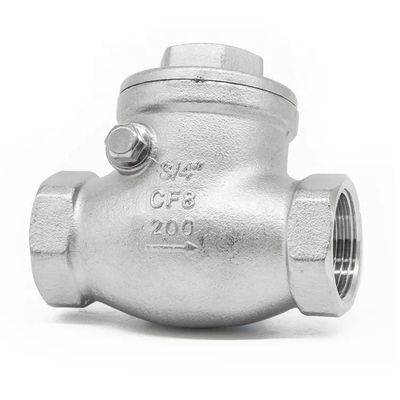 円筒型ヘッドコード 316 ステンレス鋼 201 304 チェックバルブ Npt Bsp スレッド スプリング負荷