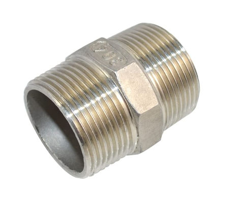 1-1/4 "x 1-1/4" NPT 男性スレッドヘックス ニップルステンレス鋼 304 迅速カップラーパイプフィッティング